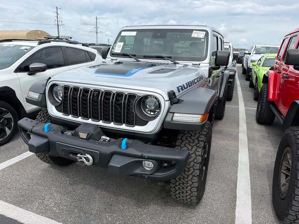 Silver Zynith Clearcoat 2024 Jeep Wrangler 4xe Rubicon 4WD SUV / Crossover Four-Wheel Drive 8-Speed Automatic