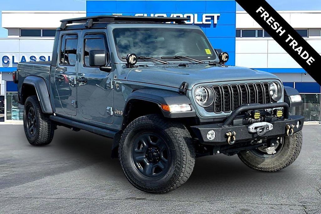 Anvil Clear Coat 2024 Jeep Gladiator Sport Crew Cab 4WD Pickup Truck Four-Wheel Drive 8-Speed Automatic