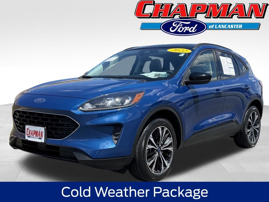 Blue Metallic 2022 Ford Escape SUV / Crossover All-Wheel Drive 8-Speed Automatic