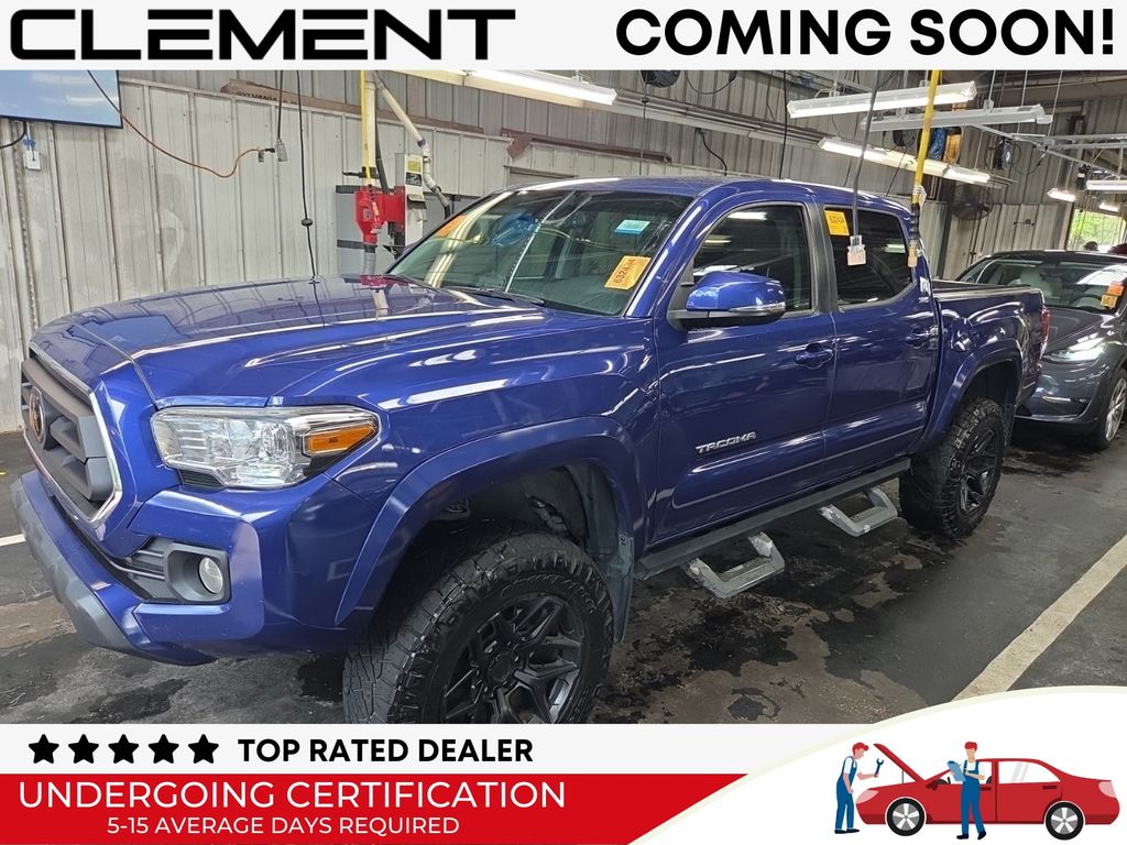 Blue Crush Metallic 2023 Toyota Tacoma Pickup Truck Four-Wheel Drive 6-Speed Automatic