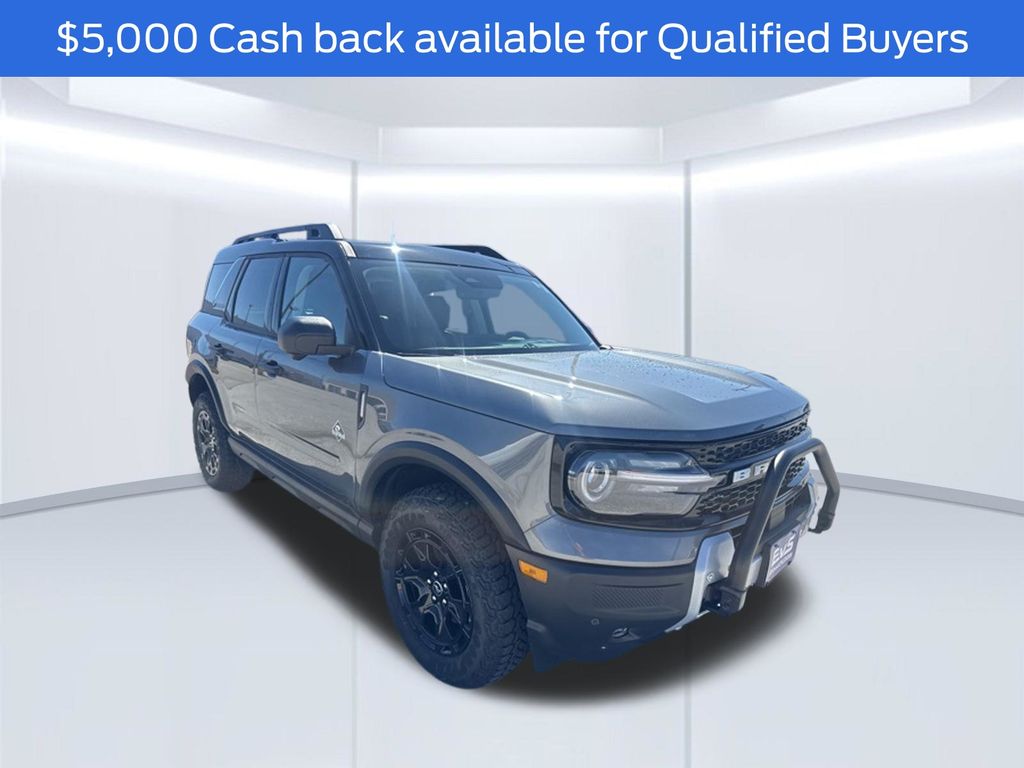 Carbonized Gray Metallic 2025 Ford Bronco Sport SUV / Crossover All-Wheel Drive 8-Speed Automatic