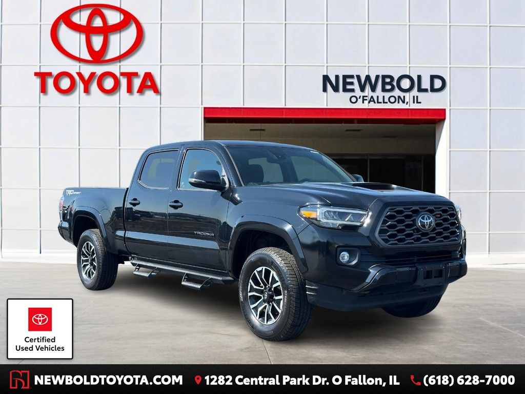 Midnight Black Metallic 2021 Toyota Tacoma Pickup Truck 4X2 6-Speed Automatic
