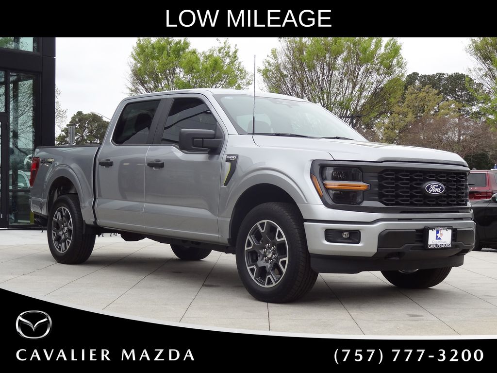 Silver Metallic 2025 Ford F-150 STX 4dr SuperCrew 4WD Pickup Truck Four-Wheel Drive Automatic