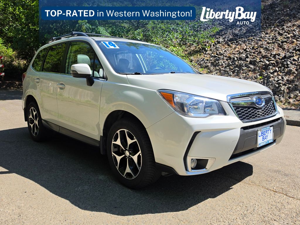 Satin White Pearl 2014 Subaru Forester 2.0XT Touring SUV / Crossover All-Wheel Drive Continuously Variable Transmission