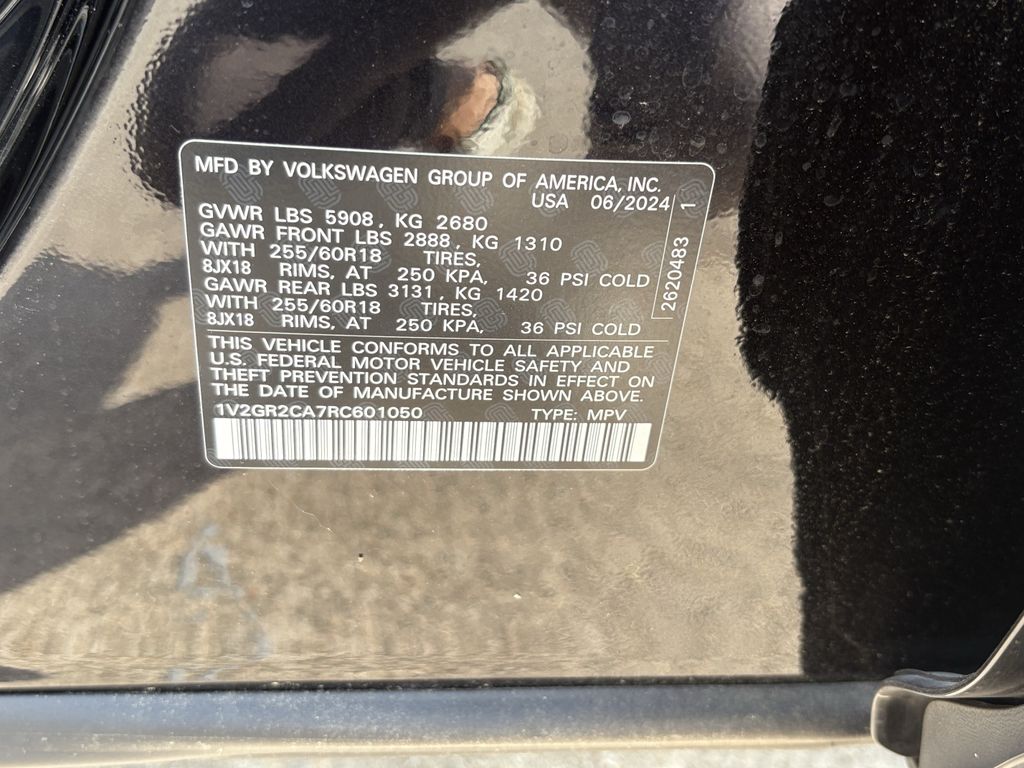 2024 Volkswagen Atlas 2.0T Peak Edition SEL Black at Texan Dodge Chrysler Jeep Ram