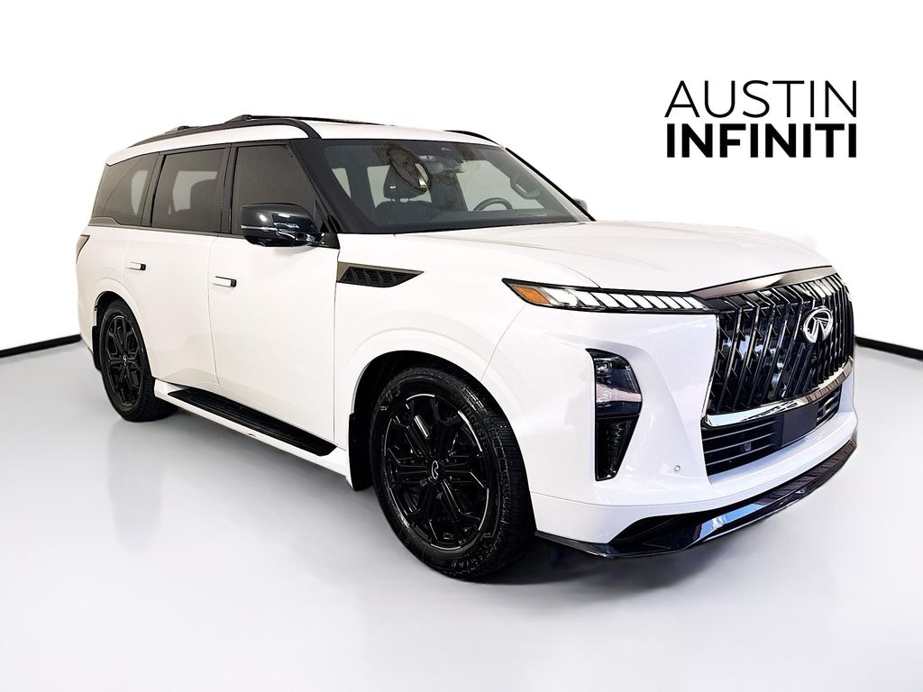 Radiant White 2026 INFINITI QX80 SUV / Crossover All-Wheel Drive 9-Speed Automatic