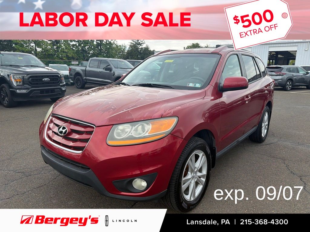 Sonoran Red 2011 Hyundai Santa Fe SUV / Crossover All-Wheel Drive 6-Speed Automatic