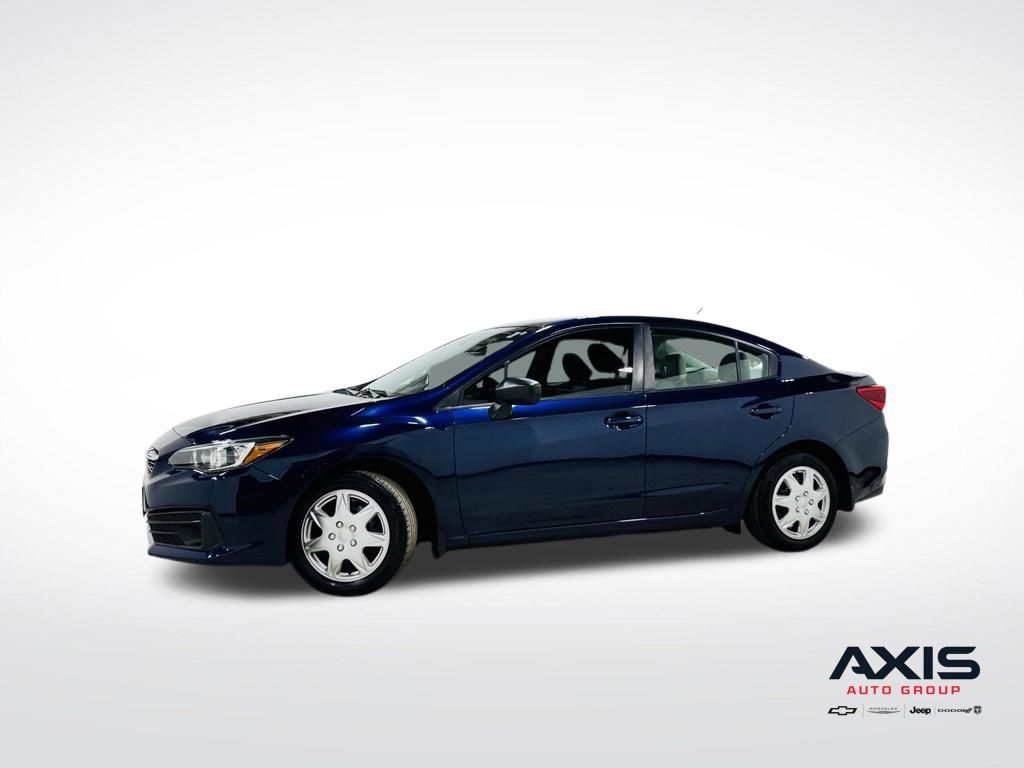 Ocean Blue Pearl 2021 Subaru Impreza Sedan All-Wheel Drive Continuously Variable Transmission
