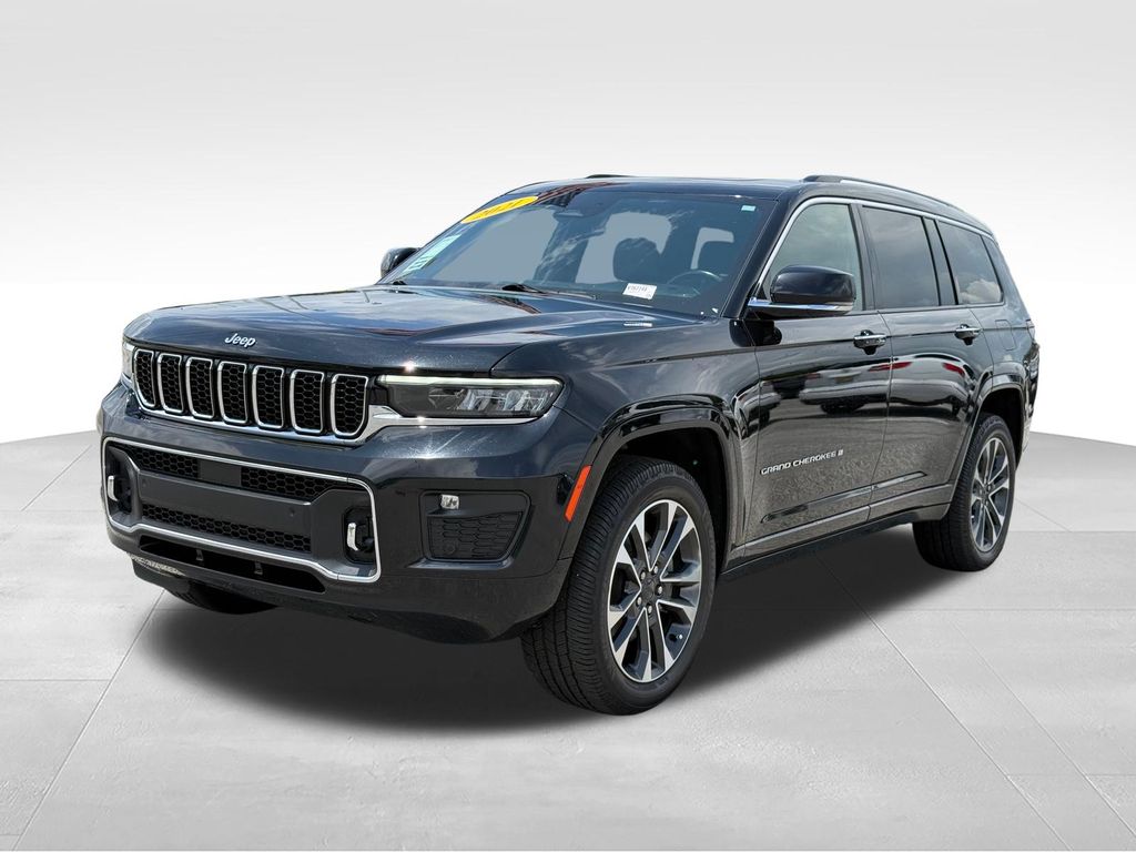 Diamond Black Crystal Pearlcoat 2021 Jeep Grand Cherokee L SUV / Crossover Four-Wheel Drive 8-Speed Automatic