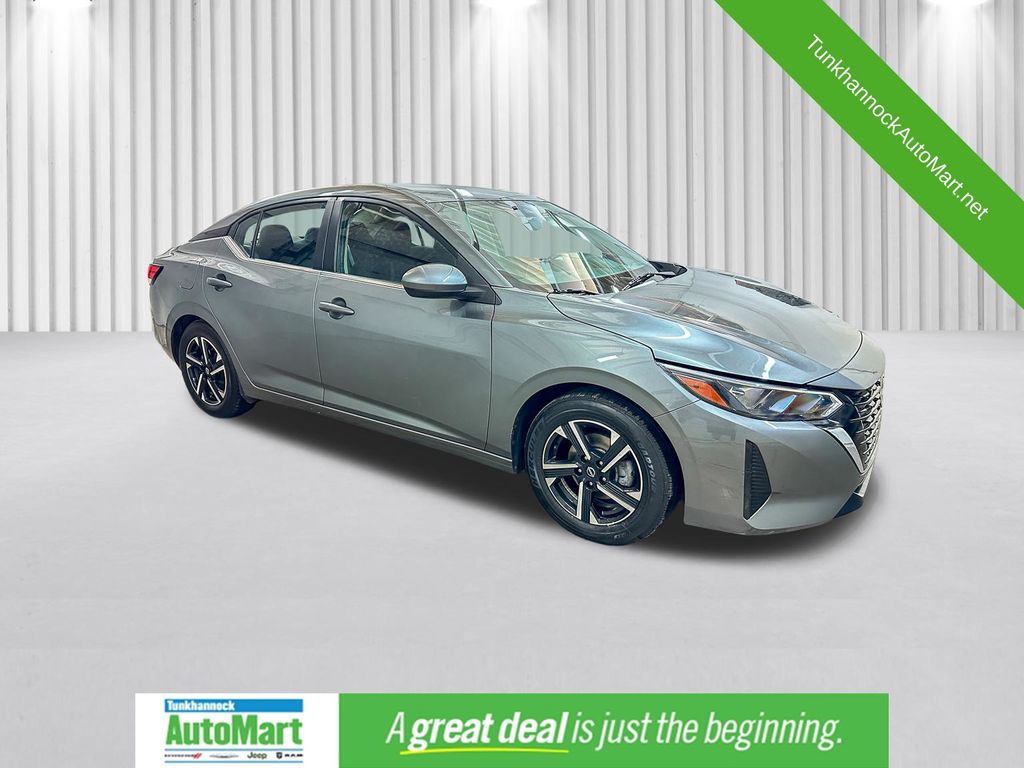 Gray (Gun Metallic) 2024 Nissan Sentra Sedan Front-Wheel Drive Continuously Variable Transmission