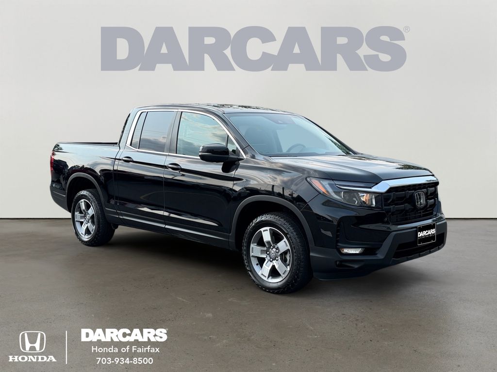Crystal Black Pearl 2024 Honda Ridgeline Pickup Truck All-Wheel Drive 9-Speed Automatic