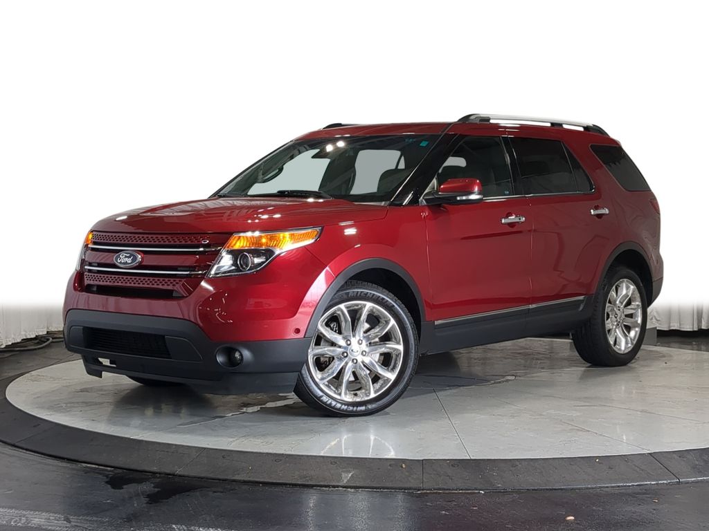 Ruby Red Metallic 2014 Ford Explorer Limited 4WD SUV / Crossover All-Wheel Drive 6-Speed Automatic