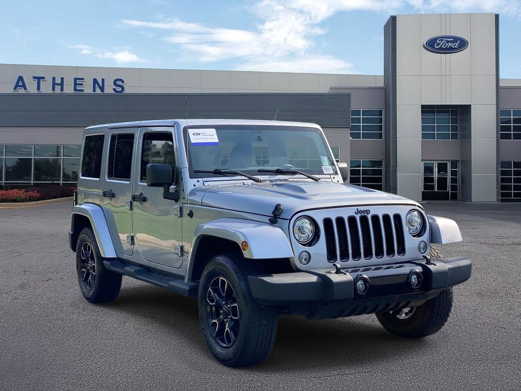 Billet Silver Metallic Clearcoat 2018 Jeep Wrangler JK Unlimited Altitude 4WD SUV / Crossover Four-Wheel Drive 5-Speed Automatic