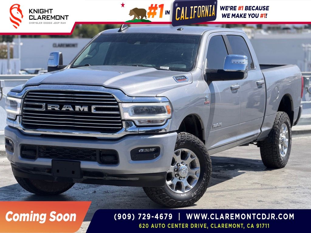 Billet Silver Metallic Clearcoat 2024 RAM 2500 Pickup Truck Four-Wheel Drive 6-Speed Automatic