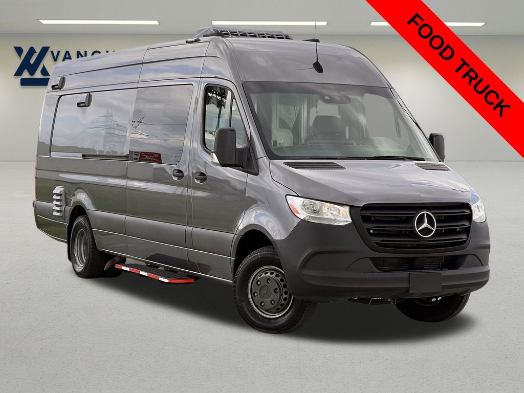 Gray 2021 Mercedes-Benz Sprinter Cargo Van 4X2 7-Speed Automatic