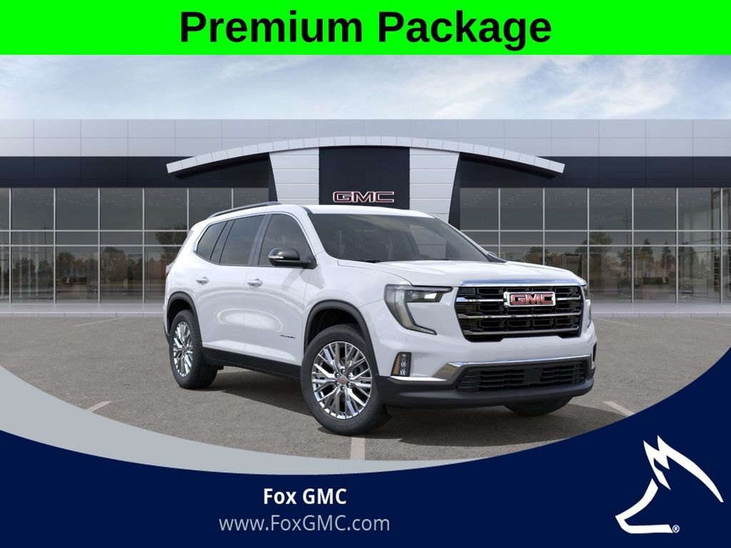 Summit White 2026 GMC Acadia SUV / Crossover Four-Wheel Drive 8-Speed Automatic
