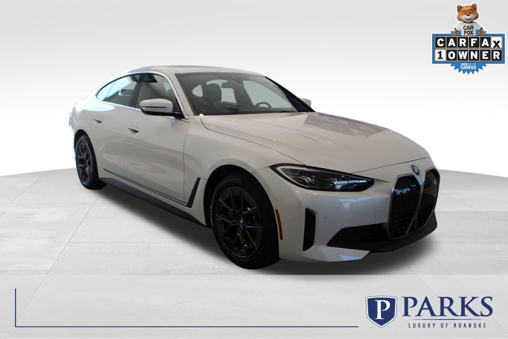 Mineral White Metallic 2023 BMW i4 Sedan Rear-Wheel Drive 1-Speed Dual Clutch