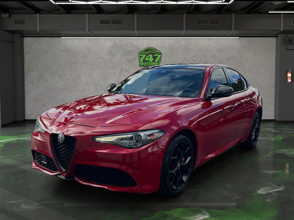 Alfa Rosso 2020 Alfa Romeo Giulia AWD Sedan All-Wheel Drive 8-Speed Automatic