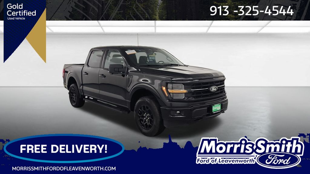 Agate Black Metallic 2024 Ford F-150 Pickup Truck Four-Wheel Drive Automatic