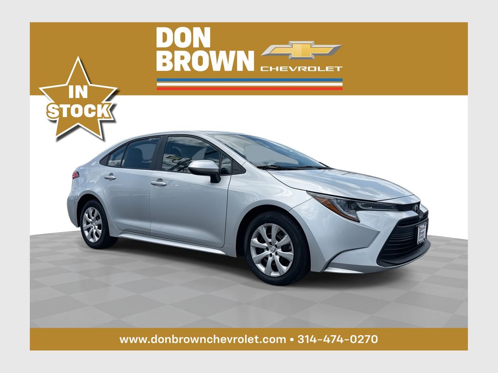 Classic Silver Metallic 2023 Toyota Corolla Sedan Front-Wheel Drive Continuously Variable Transmission