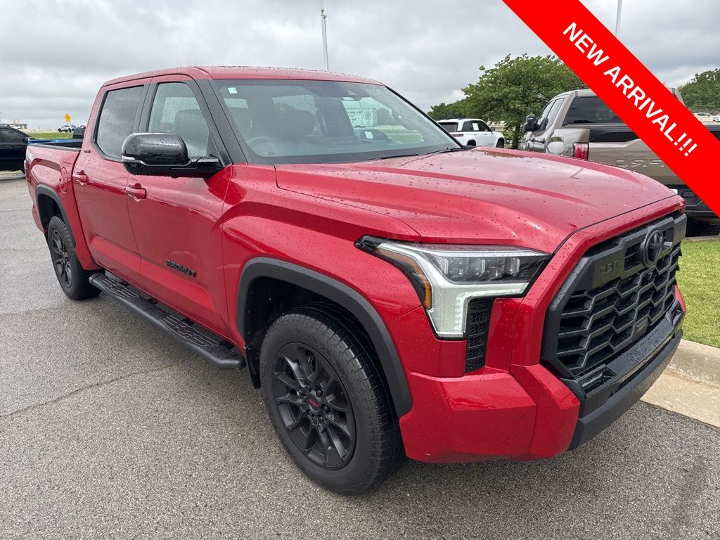 Supersonic Red 2025 Toyota Tundra Limited CrewMax Cab 4WD Pickup Truck Four-Wheel Drive Automatic
