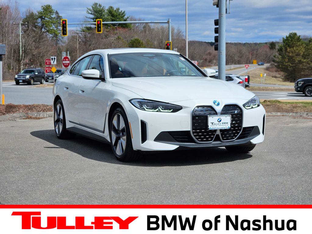 Alpine White 2023 BMW i4 eDrive35 Gran Coupe FWD Sedan Rear-Wheel Drive Automatic