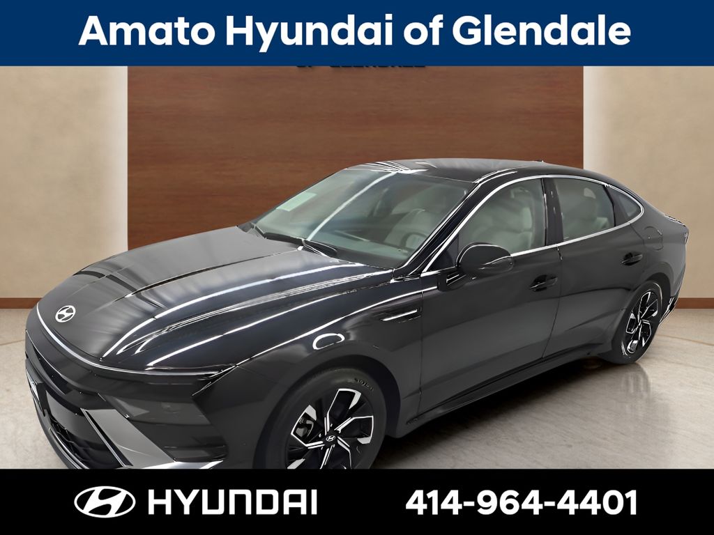 Abyss Black 2025 Hyundai Sonata Sedan Front-Wheel Drive 8-Speed Automatic