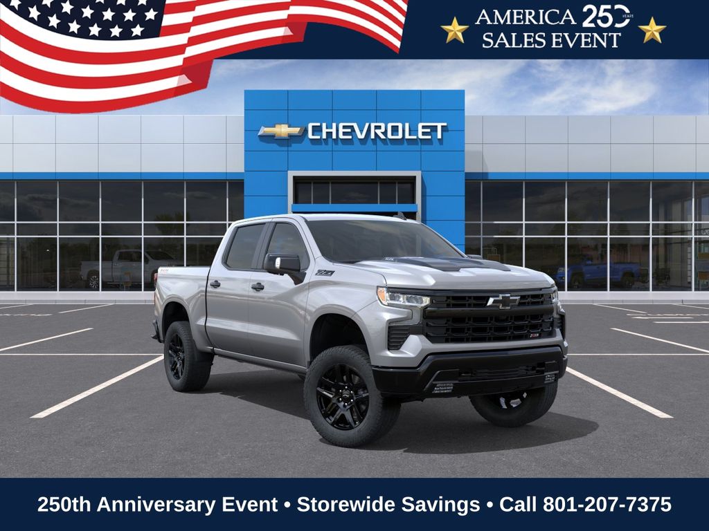 Sterling Gray Metallic 2026 Chevrolet Silverado 1500 Pickup Truck Four-Wheel Drive Automatic
