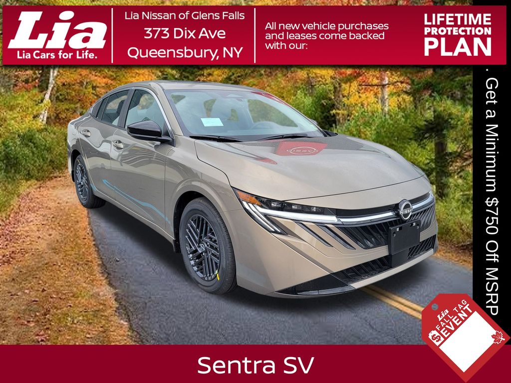 Imperial Bronze 2026 Nissan Sentra Sedan Front-Wheel Drive Continuously Variable Transmission