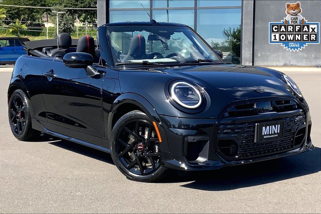 Midnight Black 2026 MINI Cooper Convertible Front-Wheel Drive 7-Speed Automatic