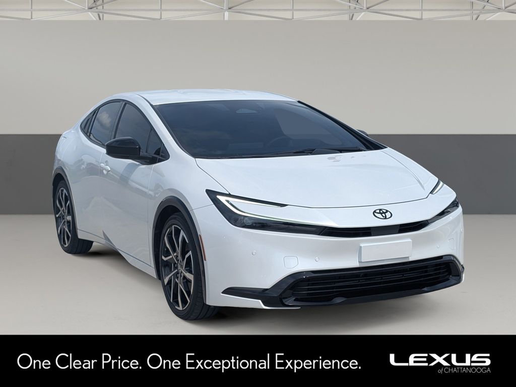 White (Wind Chill Pearl) 2025 Toyota Prius Plug-In Hybrid Hatchback Front-Wheel Drive Continuously Variable Transmission