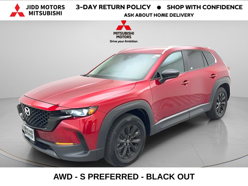 Soul Red Crystal Metallic 2024 Mazda CX-50 2.5 S Preferred AWD SUV / Crossover All-Wheel Drive 6-Speed Automatic