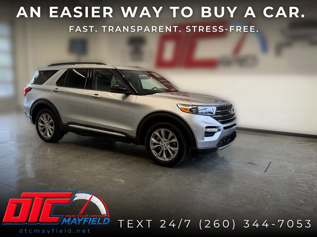 Silver Metallic 2023 Ford Explorer XLT AWD SUV / Crossover All-Wheel Drive Automatic