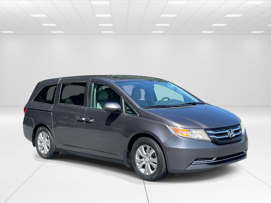 Gray 2016 Honda Odyssey Minivan Front-Wheel Drive 6-Speed Automatic