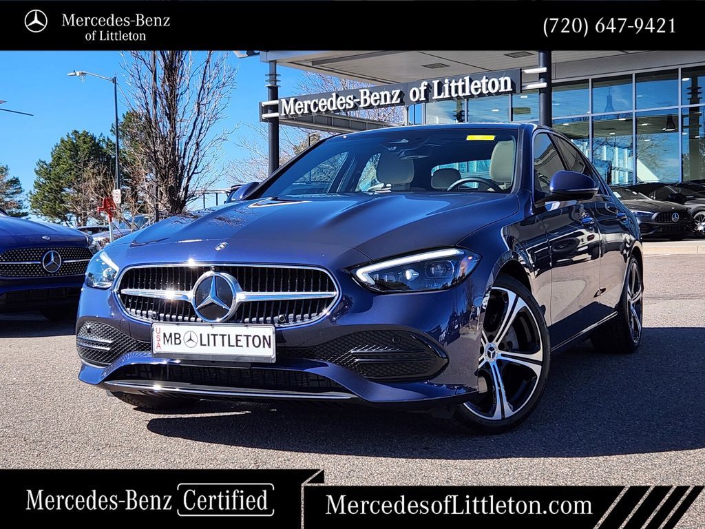 Twilight Blue 2026 Mercedes-Benz C-Class C 300 4MATIC Sedan All-Wheel Drive 9-Speed Automatic
