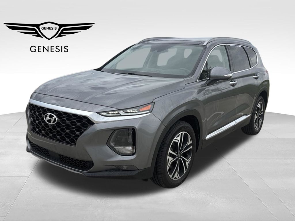 Machine Gray 2019 Hyundai Santa Fe SUV / Crossover Front-Wheel Drive 8-Speed Automatic