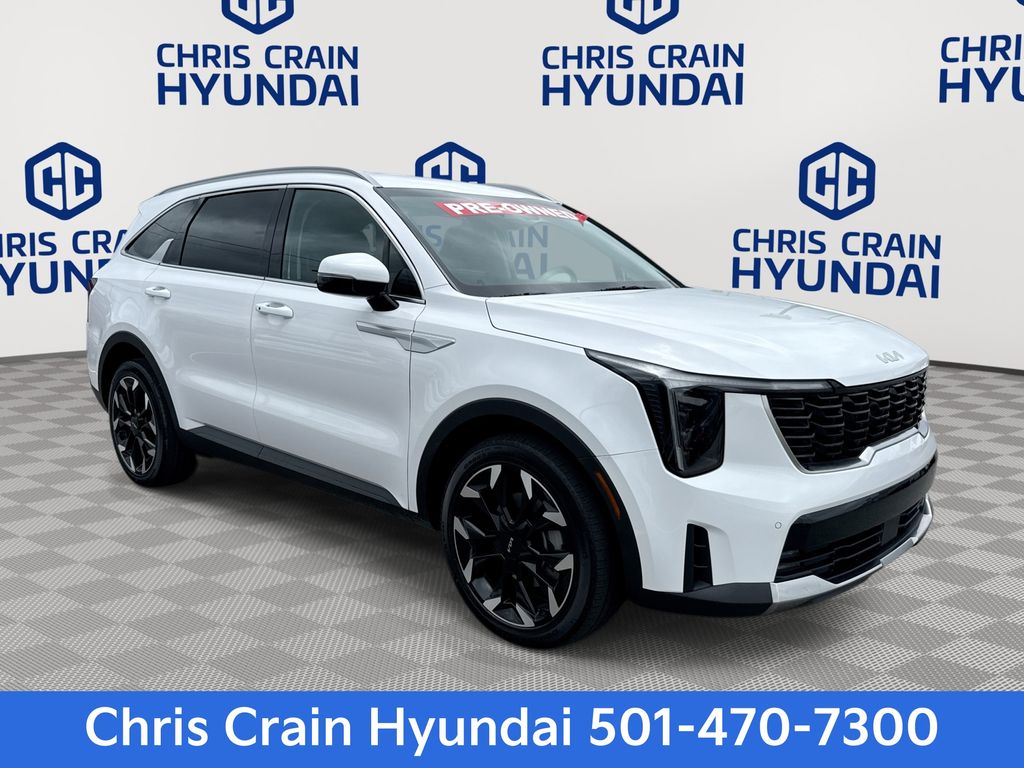 White Pearl 2025 Kia Sorento EX FWD SUV / Crossover Front-Wheel Drive 8-Speed Dual Clutch