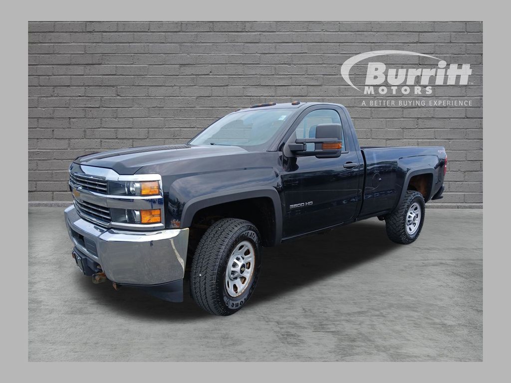 Black 2017 Chevrolet Silverado 3500HD Pickup Truck 6-Speed Automatic Overdrive