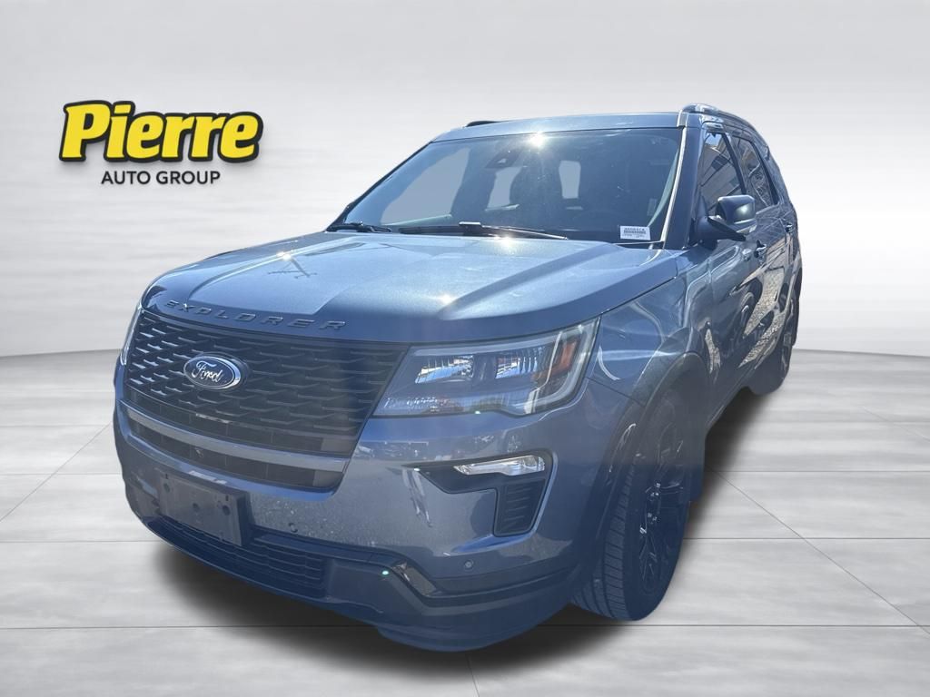 Blue Metallic 2019 Ford Explorer SUV / Crossover All-Wheel Drive 6-Speed Automatic
