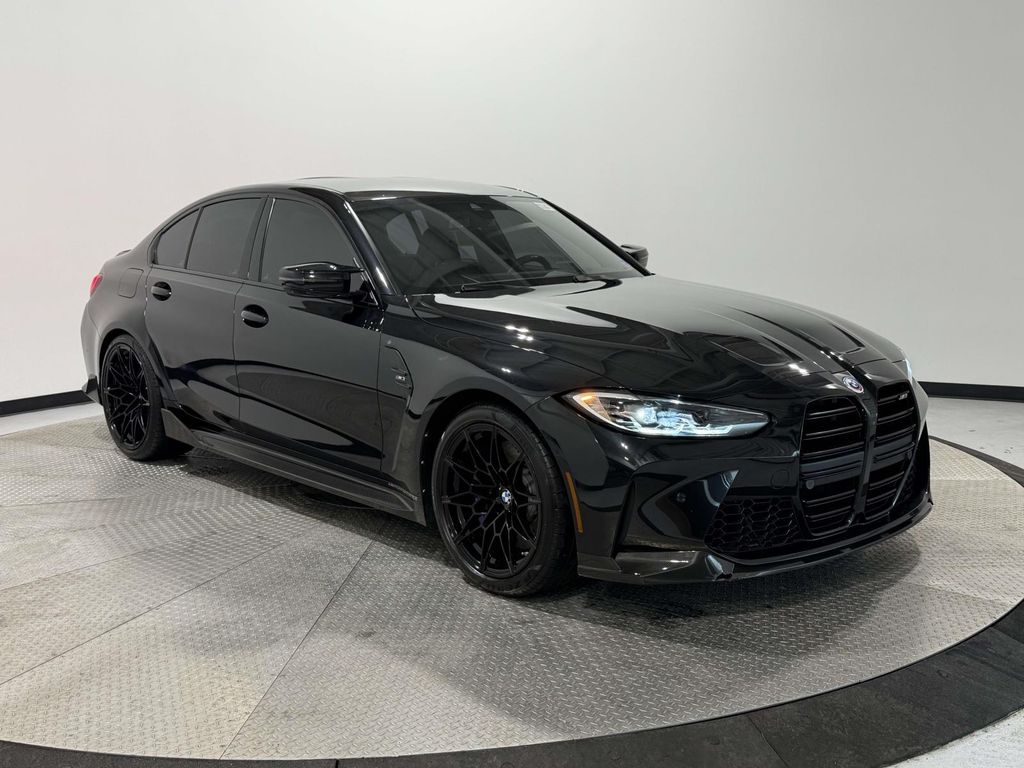 Black Sapphire Metallic 2023 BMW M3 RWD Sedan Rear-Wheel Drive 6-Speed Manual