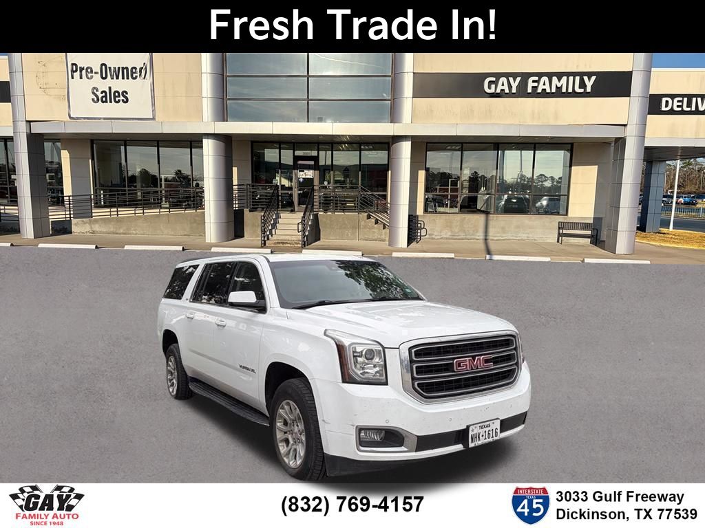 Summit White 2019 GMC Yukon XL SLT RWD SUV / Crossover 4X2 6-Speed Automatic Overdrive