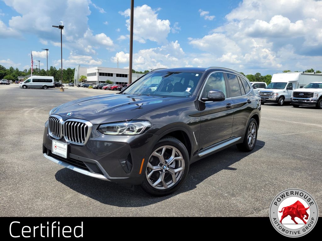 Gray (Dark Graphite Metallic) 2023 BMW X3 SUV / Crossover All-Wheel Drive 8-Speed Automatic