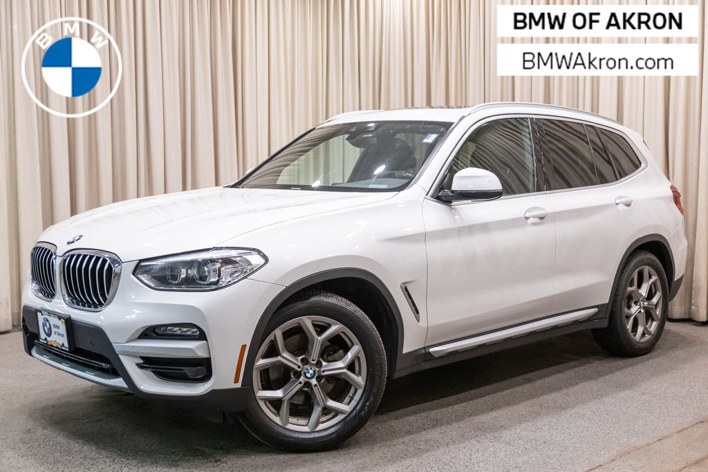 Mineral White Metallic 2021 BMW X3 SUV / Crossover All-Wheel Drive 8-Speed Automatic