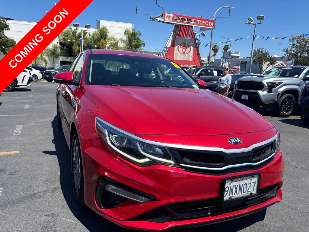 Runway Red 2020 Kia Optima Hybrid Sedan Front-Wheel Drive 6-Speed Automatic