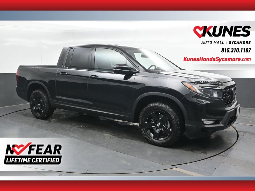 Crystal Black Pearl 2026 Honda Ridgeline Pickup Truck All-Wheel Drive 9-Speed Automatic