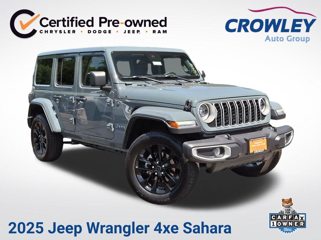 Anvil Clear Coat 2025 Jeep Wrangler 4xe SUV / Crossover Four-Wheel Drive 8-Speed Automatic