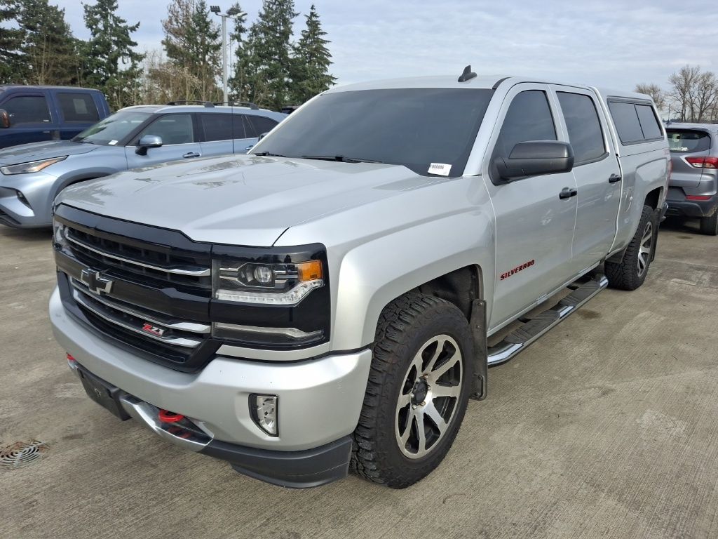 2018 Chevrolet Silverado 1500 LTZ Crew Cab 4WD Pickup Truck Four-Wheel Drive 8-Speed Automatic Overdrive