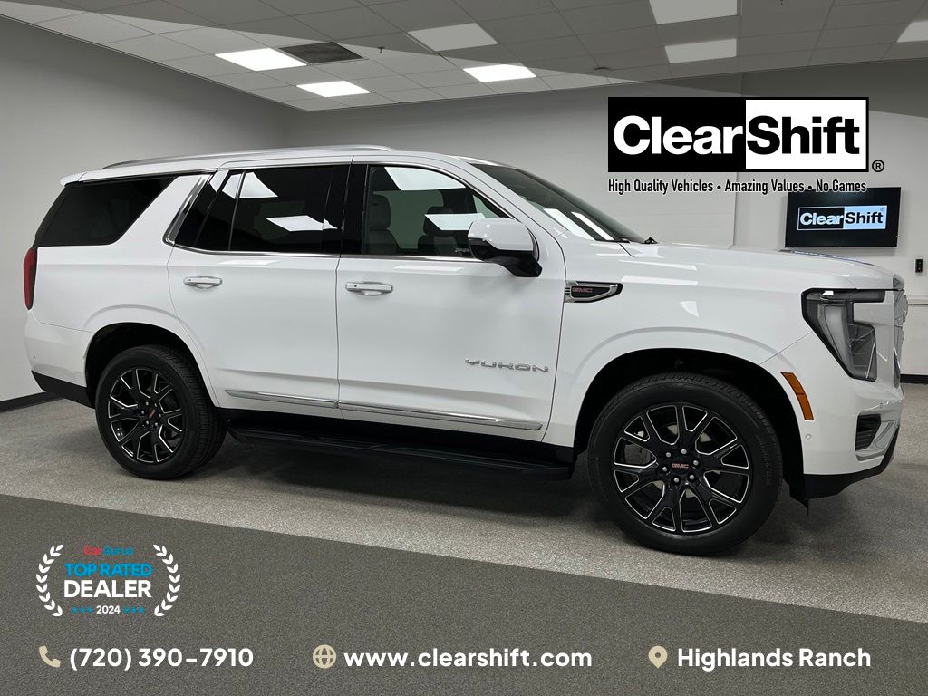 Summit White 2025 GMC Yukon SUV / Crossover Four-Wheel Drive 10-Speed Automatic