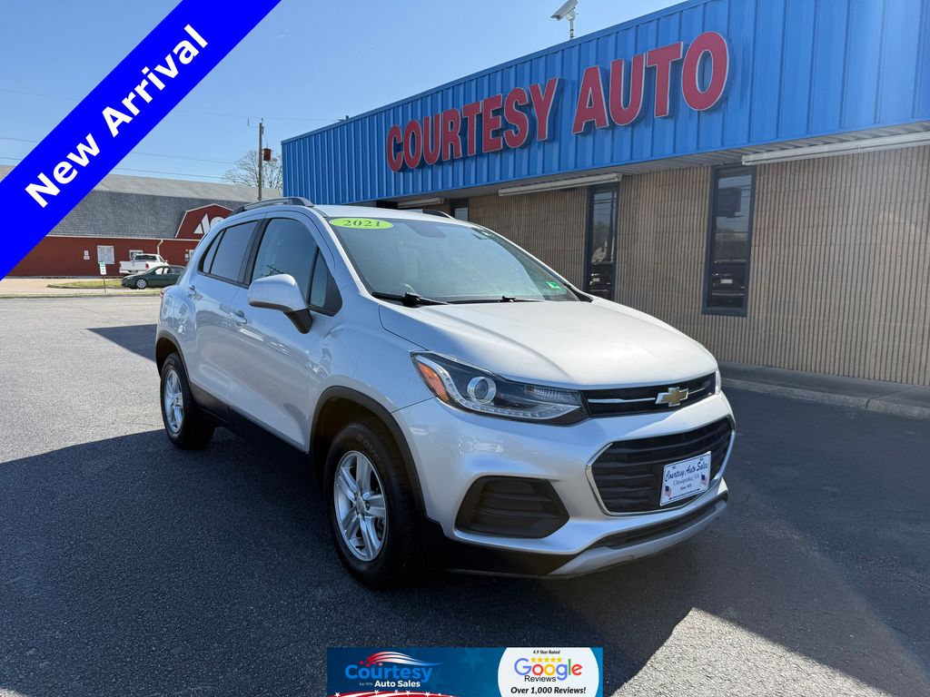 Silver Ice Metallic 2021 Chevrolet Trax LT AWD SUV / Crossover All-Wheel Drive 6-Speed Automatic