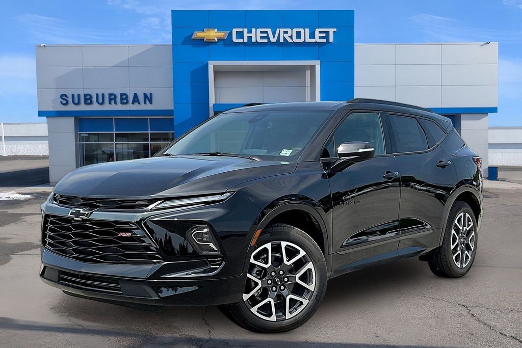 Black 2026 Chevrolet Blazer SUV / Crossover All-Wheel Drive 9-Speed Automatic Overdrive